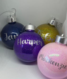 Personalised Christmas Baubles