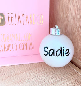 Personalised Christmas Baubles